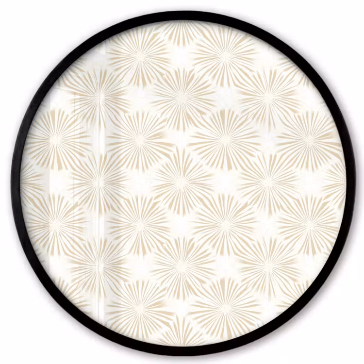 Abstract - Motief - Beige Fotolijst rond zonder passe partout klein 856 -3d