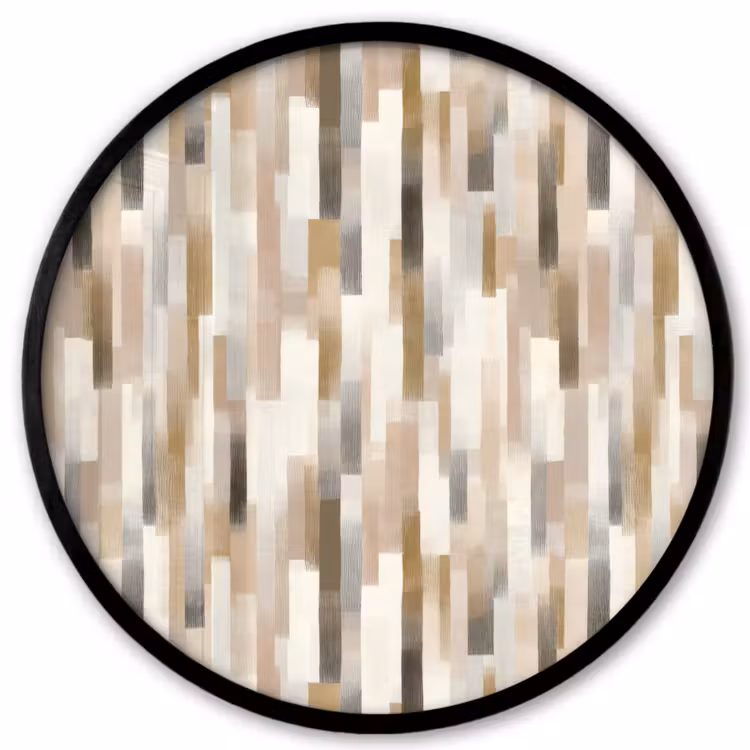 Abstract - Patroon - Kwaststreken Fotolijst rond zonder passe partout klein 856 -3d