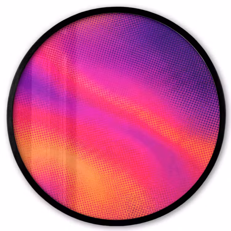 Abstract - Patroon - Kleurverloop Fotolijst rond zonder passe partout klein -3d