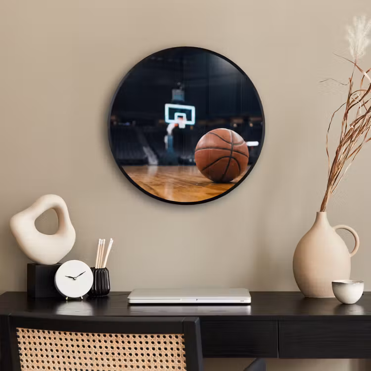 Basketbal - Arena - Sport Fotolijst rond zonder passe partout klein -sfeer1