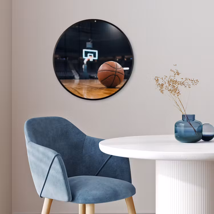 Basketbal - Arena - Sport Fotolijst rond zonder passe partout klein -sfeer2