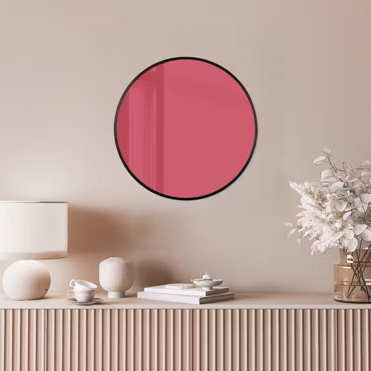Bold - Berry - Rood Fotolijst rond zonder passe partout klein 856 -sfeer3