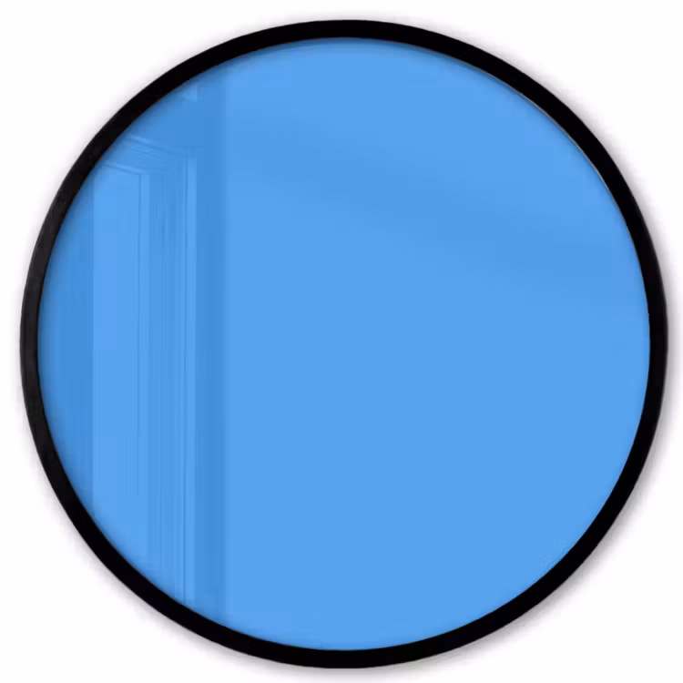 Bright - Azure - Blauw Fotolijst rond zonder passe partout klein 856 -3d