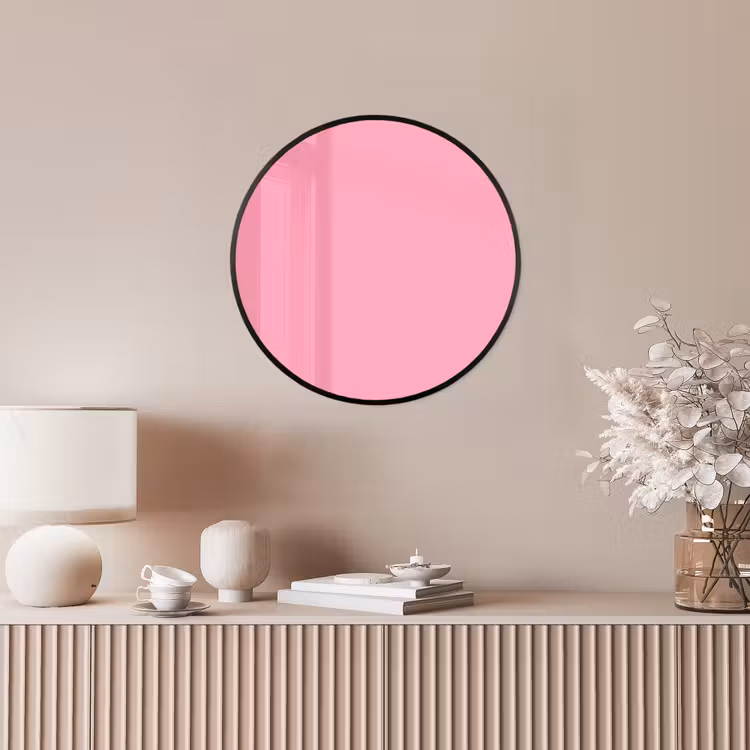 Bubblegum - Pink - Roze Fotolijst rond zonder passe partout klein 856 -sfeer3