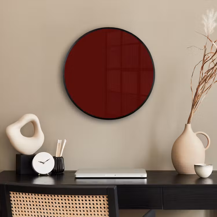 Burnt - Mahogany - Rood Fotolijst rond zonder passe partout klein 856 -sfeer1