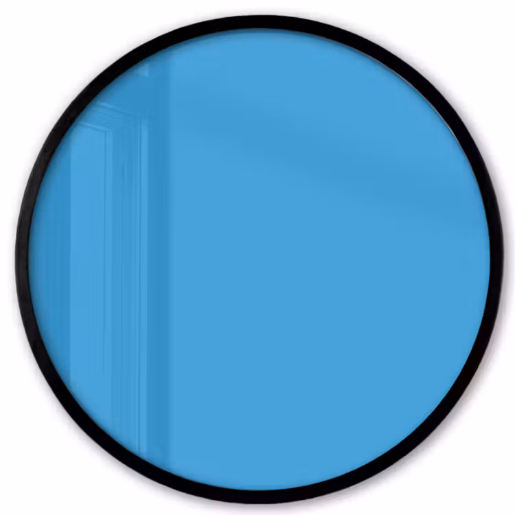 Cerulean - Breeze - Blauw Fotolijst rond zonder passe partout klein 856 -3d