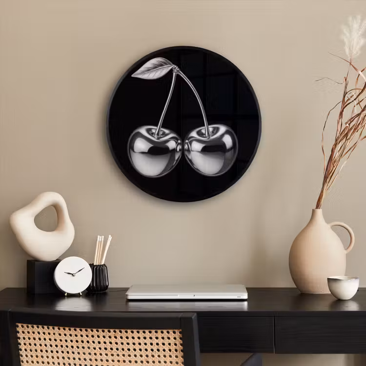 Kers - Luxueus - Metallic Fotolijst rond zonder passe partout klein -sfeer1