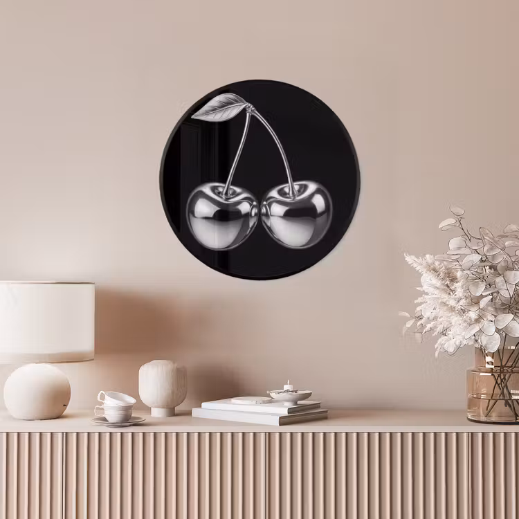 Kers - Luxueus - Metallic Fotolijst rond zonder passe partout klein -sfeer3