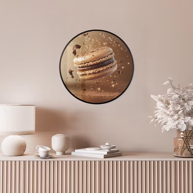 Chocolade - Macarons - Eten - Snoep Fotolijst rond zonder passe partout klein -sfeer3