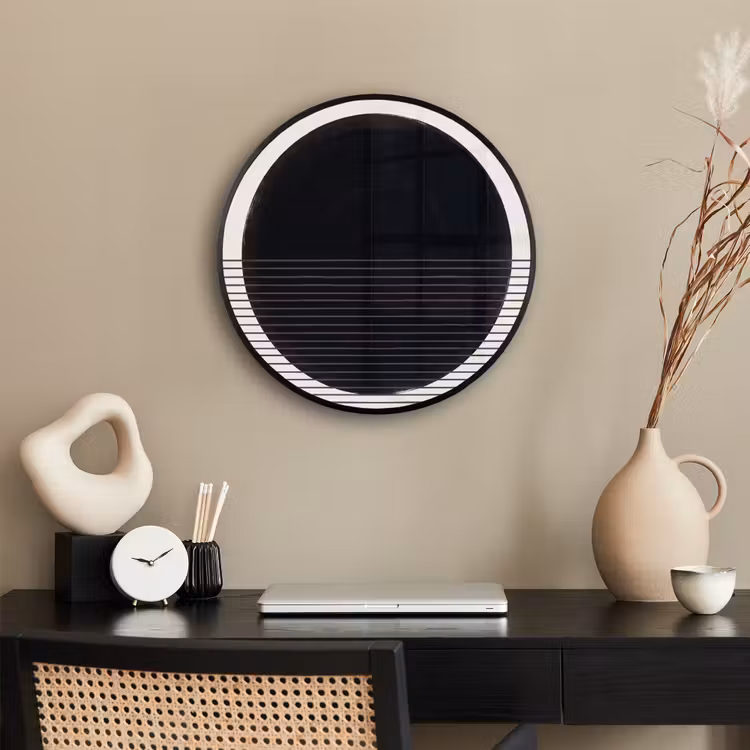Photo Frame Round - Circle - Lines - Abstract - Cirkel - Lijnen - Abstract Fotolijst rond zonder passe partout klein