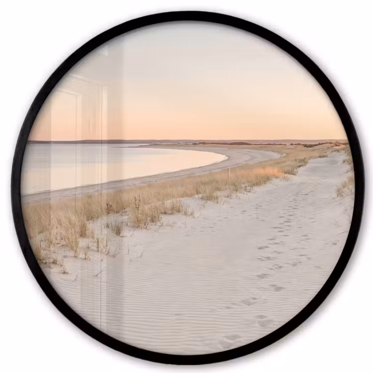 Kustlijn - Horizon - Hek Fotolijst rond zonder passe partout klein -3d