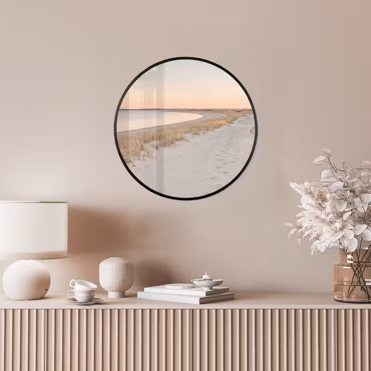 Kustlijn - Horizon - Hek Fotolijst rond zonder passe partout klein -sfeer3