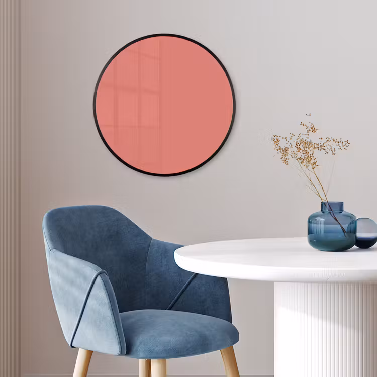Coral - Reef - Rood Fotolijst rond zonder passe partout klein 856 -sfeer2