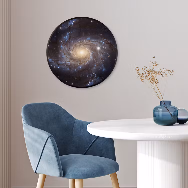 Kosmos - Sterrenstelsel - Donker Fotolijst rond zonder passe partout klein -sfeer2