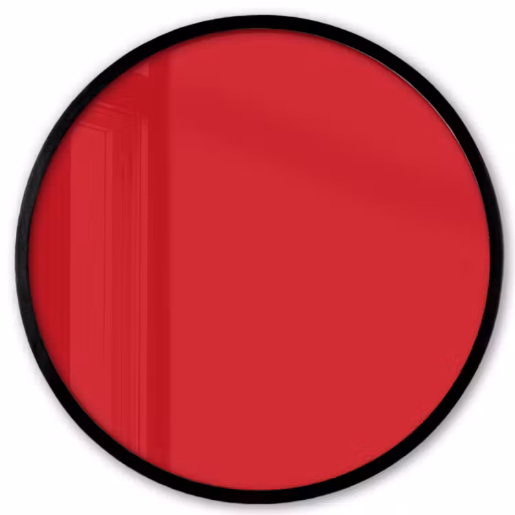 Crimson - Velvet - Rood Fotolijst rond zonder passe partout klein 856 -3d