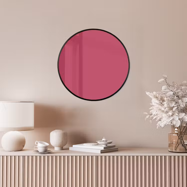 Deep - Berry - Rood Fotolijst rond zonder passe partout klein 856 -sfeer3