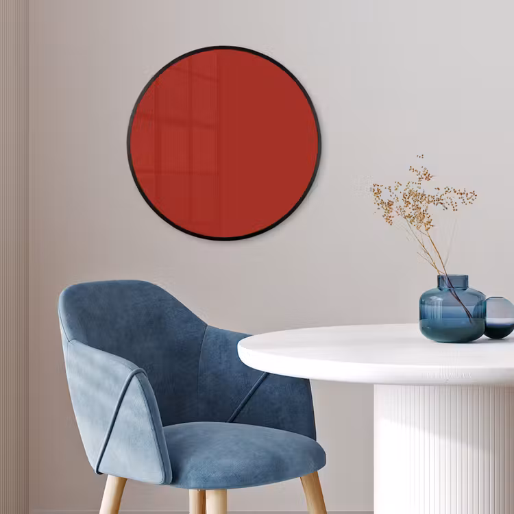 Deep - Crimson - Rood Fotolijst rond zonder passe partout klein 856 -sfeer2