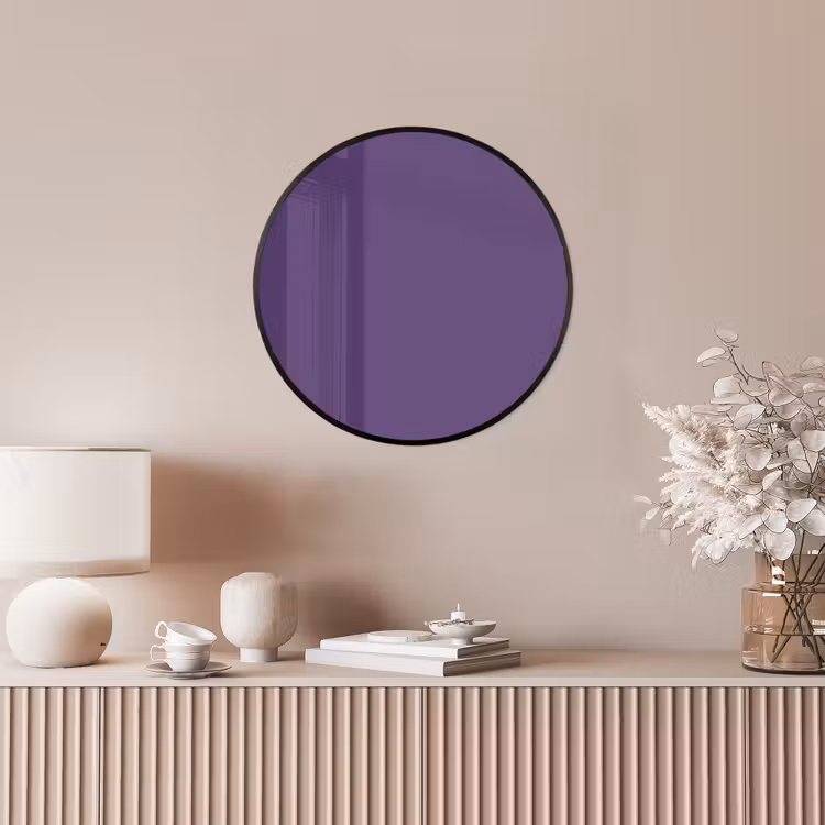 Deep - Plum - Paars Fotolijst rond zonder passe partout klein 856 -sfeer3