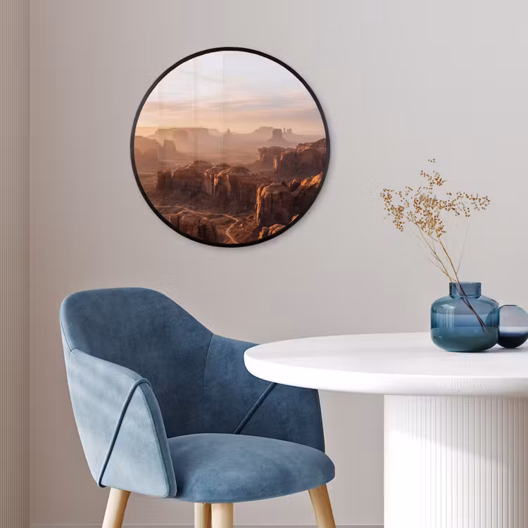 Woestijn - Landschap - Natuur Fotolijst rond zonder passe partout klein -sfeer2