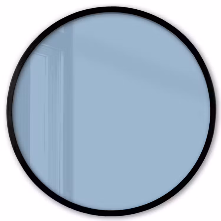 Dusty - Denim - Blauw Fotolijst rond zonder passe partout klein 856 -3d