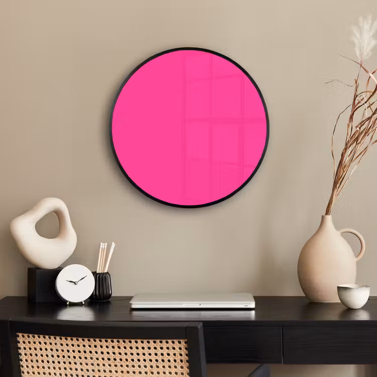 Electric - Magenta - Roze Fotolijst rond zonder passe partout klein 856 -sfeer1