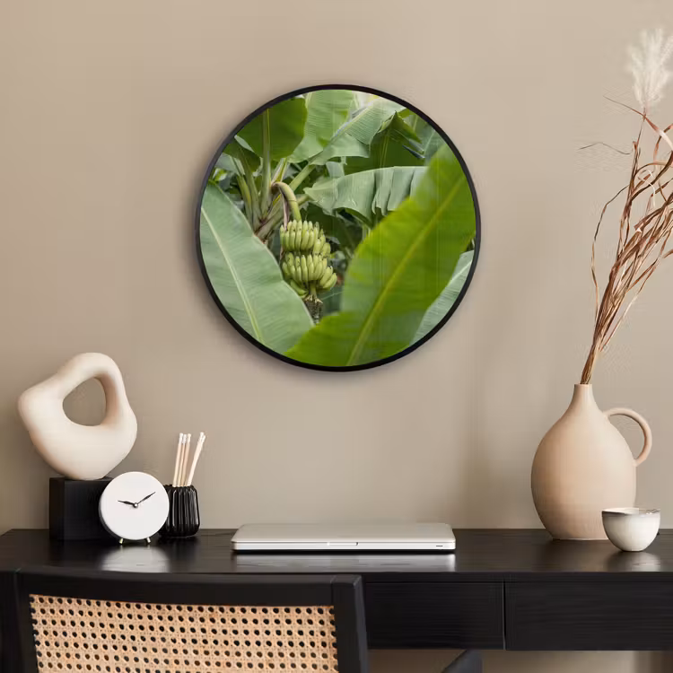 Eten - Bananen - Plantage - Groen Fotolijst rond zonder passe partout klein -sfeer1