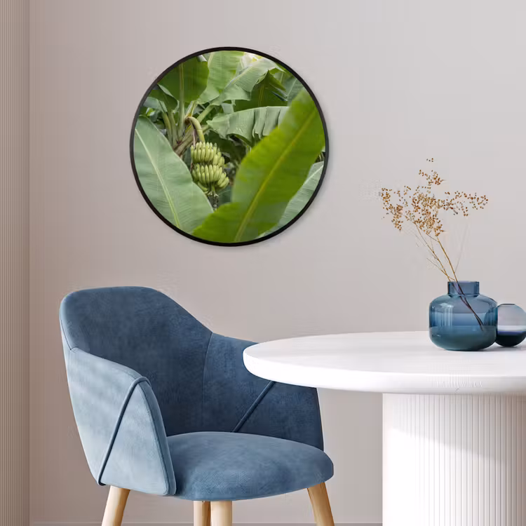 Eten - Bananen - Plantage - Groen Fotolijst rond zonder passe partout klein -sfeer2