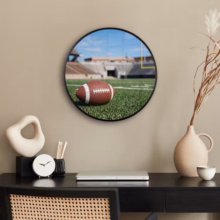 Football - Veld - Stadion - Sport Fotolijst rond zonder passe partout klein -sfeer1