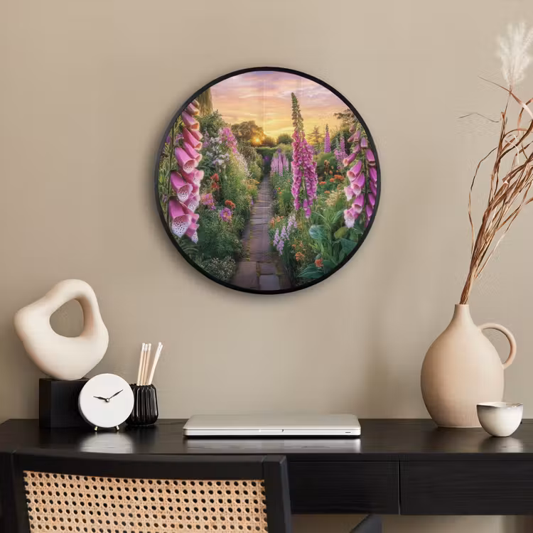 Vingerhoedskruid - Bloemen - Tuin Fotolijst rond zonder passe partout klein -sfeer1