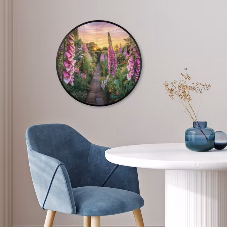 Vingerhoedskruid - Bloemen - Tuin Fotolijst rond zonder passe partout klein -sfeer2