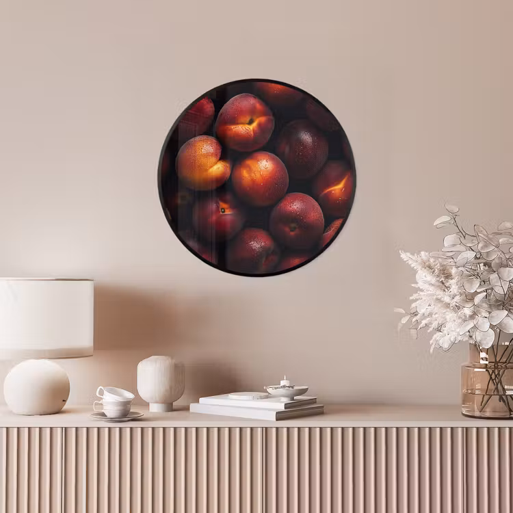 Fruit - Close up - Nectarines Fotolijst rond zonder passe partout klein -sfeer3