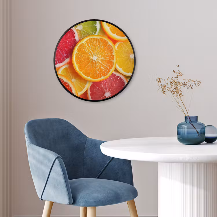 Fruit - Kleurrijk - Close up Fotolijst rond zonder passe partout klein -sfeer2