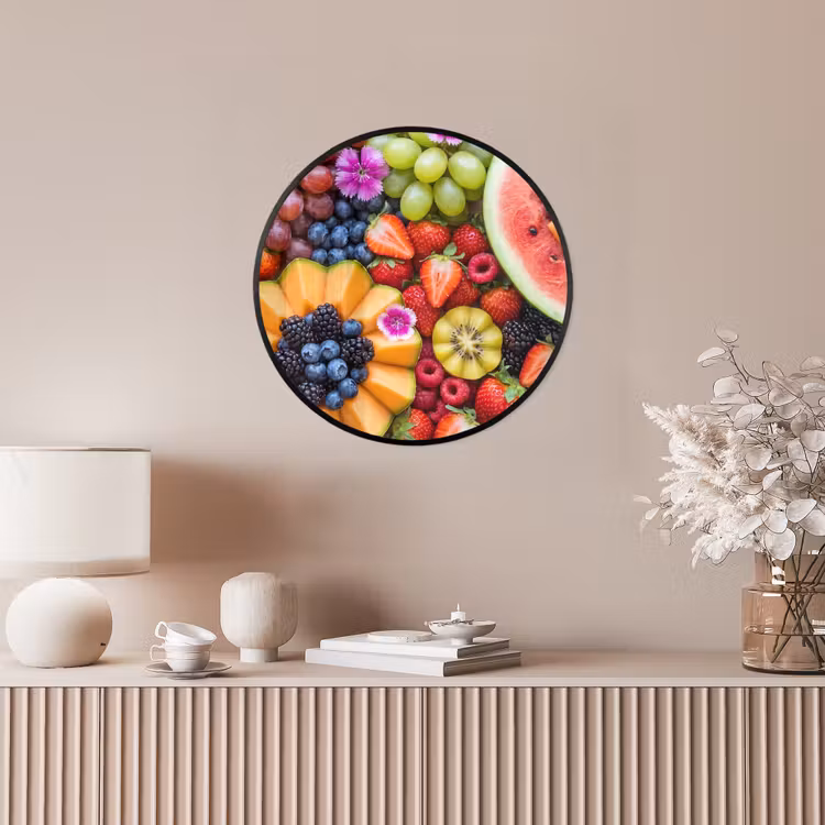 Fruit - Vers - Variatie - Eten - Kleurrijk Fotolijst rond zonder passe partout klein -sfeer3