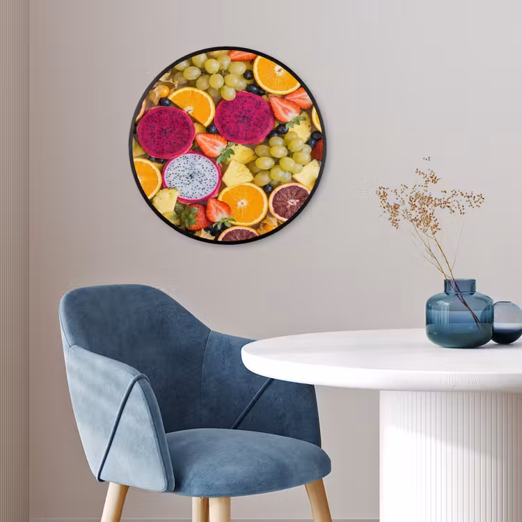 Fruit - Assortiment - Kleurrijk - Gezondheid Fotolijst rond zonder passe partout klein -sfeer2