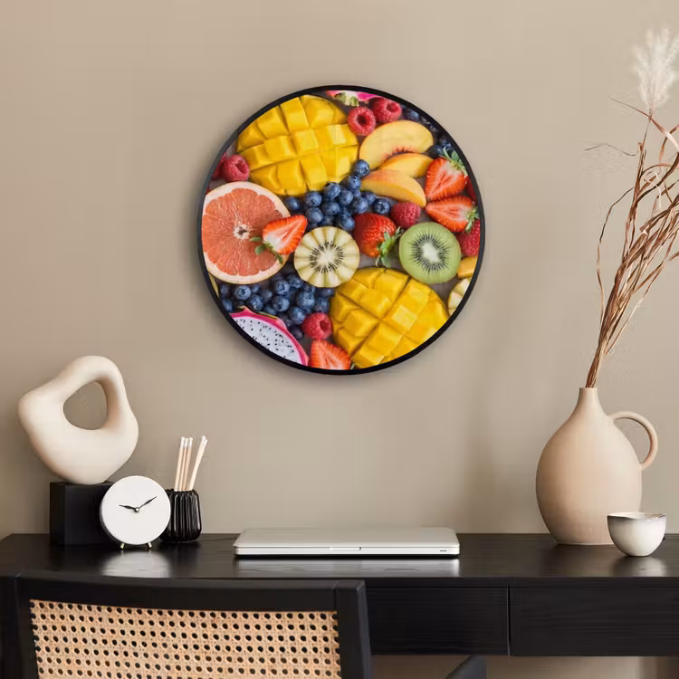 Fruit - Versneden - Kleurrijk - Eten - Gezond Fotolijst rond zonder passe partout klein -sfeer1