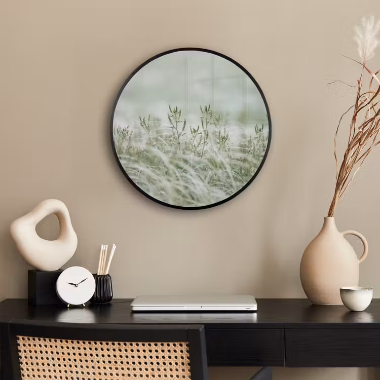 Grassen - Minimalistisch - Groen Fotolijst rond zonder passe partout klein -sfeer1