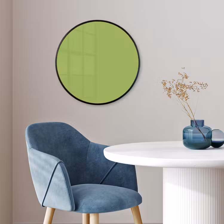 Lime - Glow - Groen Fotolijst rond zonder passe partout klein 856 -sfeer2