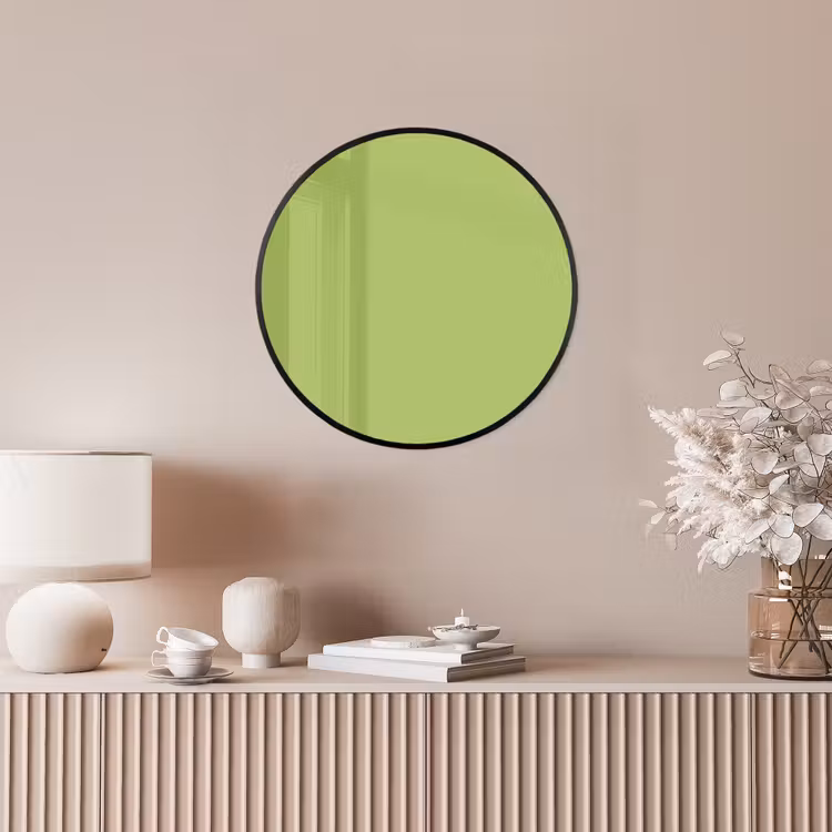 Lime - Glow - Groen Fotolijst rond zonder passe partout klein 856 -sfeer3