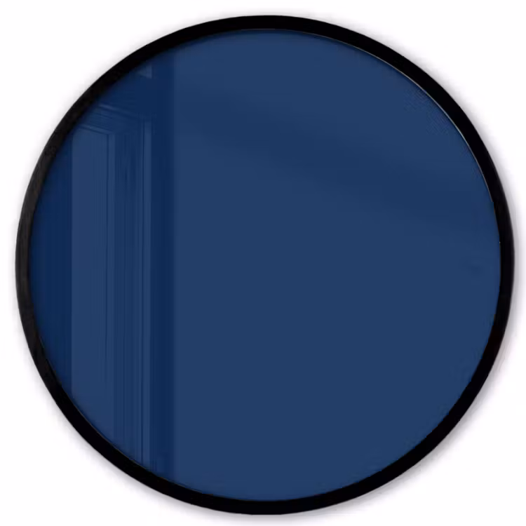 Midnight - Navy - Blauw Fotolijst rond zonder passe partout klein 856 -3d