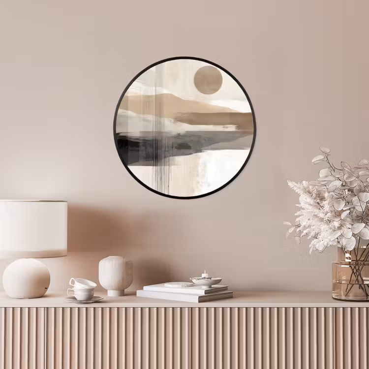 Minimalistisch - Landschap - Dimensie Fotolijst rond zonder passe partout klein -sfeer3