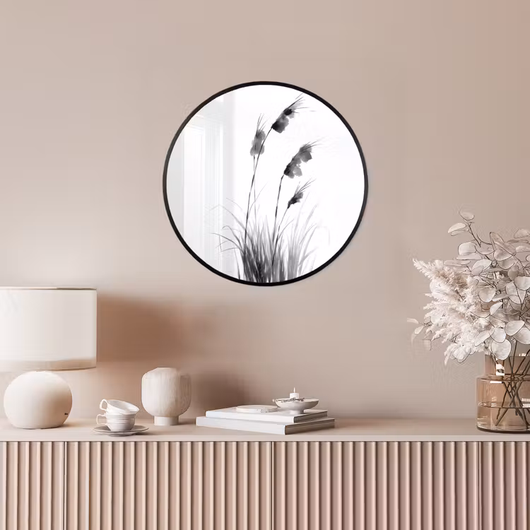 Minimalistisch - Stelen - Wit Fotolijst rond zonder passe partout klein -sfeer3