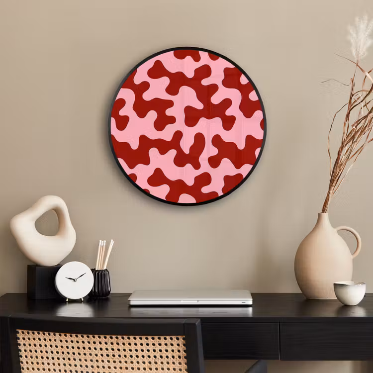 Modern - Abstract - Rood Fotolijst rond zonder passe partout klein 856 -sfeer1