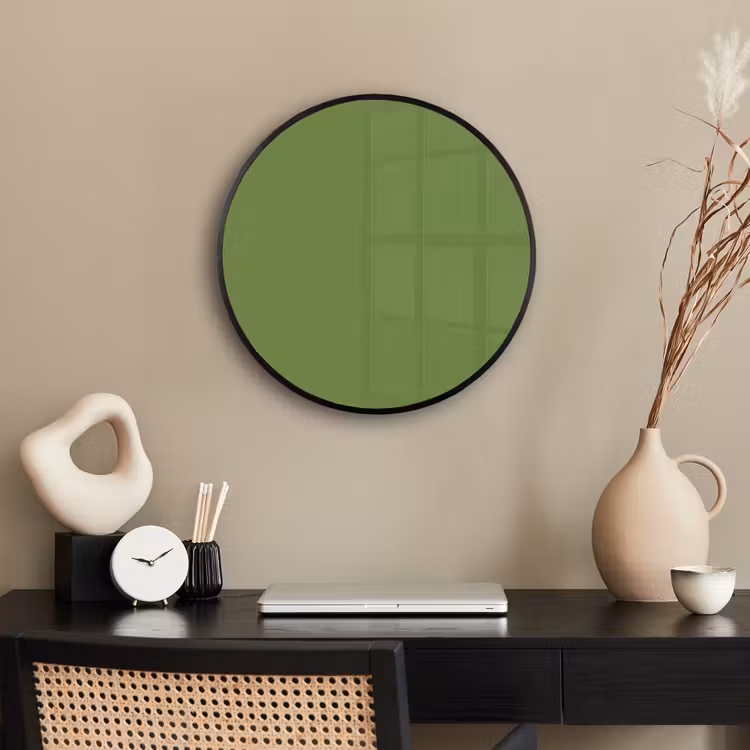 Moss - Green - Groen Fotolijst rond zonder passe partout klein 856 -sfeer1