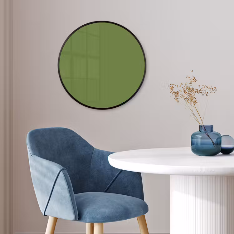 Moss - Green - Groen Fotolijst rond zonder passe partout klein 856 -sfeer2