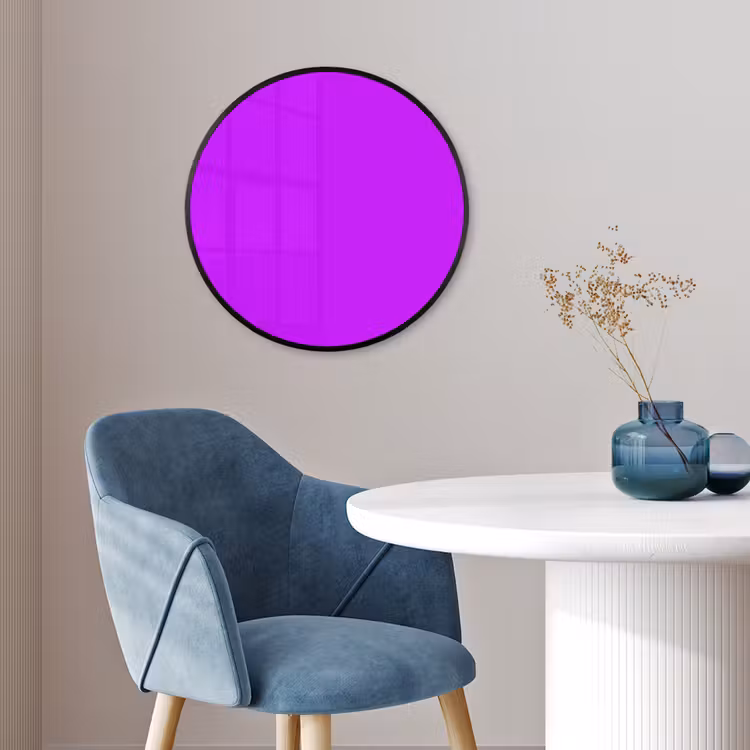Neon - Orchid - Paars Fotolijst rond zonder passe partout klein 856 -sfeer2