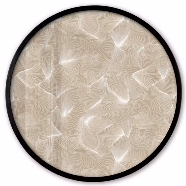 Organisch - Textuur - Beige Fotolijst rond zonder passe partout klein 856 -3d
