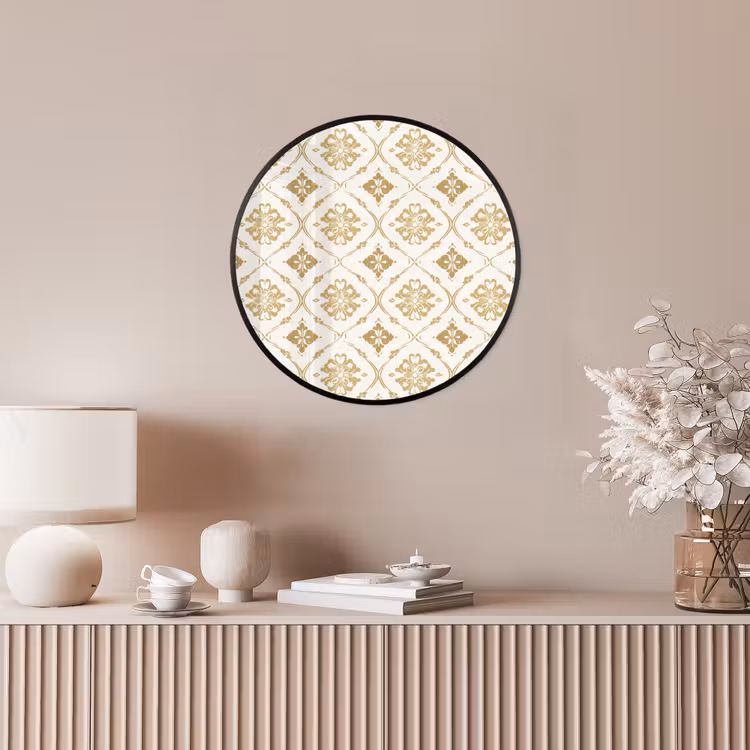 Ornament - Klassiek - Goud Fotolijst rond zonder passe partout klein 856 -sfeer3