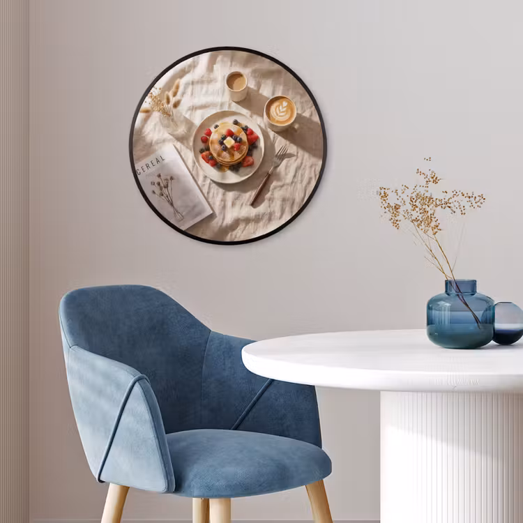 Pannenkoeken - Bessen - Ontbijt - Modern - Beige Fotolijst rond zonder passe partout klein -sfeer2