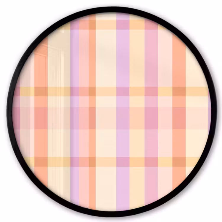 Pastel - uitpatroon - Geometrisch Fotolijst rond zonder passe partout klein 856 -3d