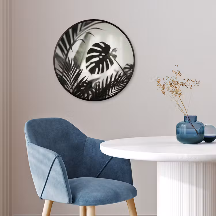 Planten - Bladeren - Natuur - Minimalistisch - Groen Fotolijst rond zonder passe partout klein -sfeer2